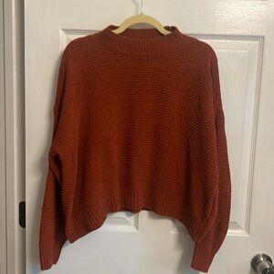 Hollister mock neck sweater size large